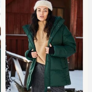 Halfdays Tabei Parka in Alpine Green